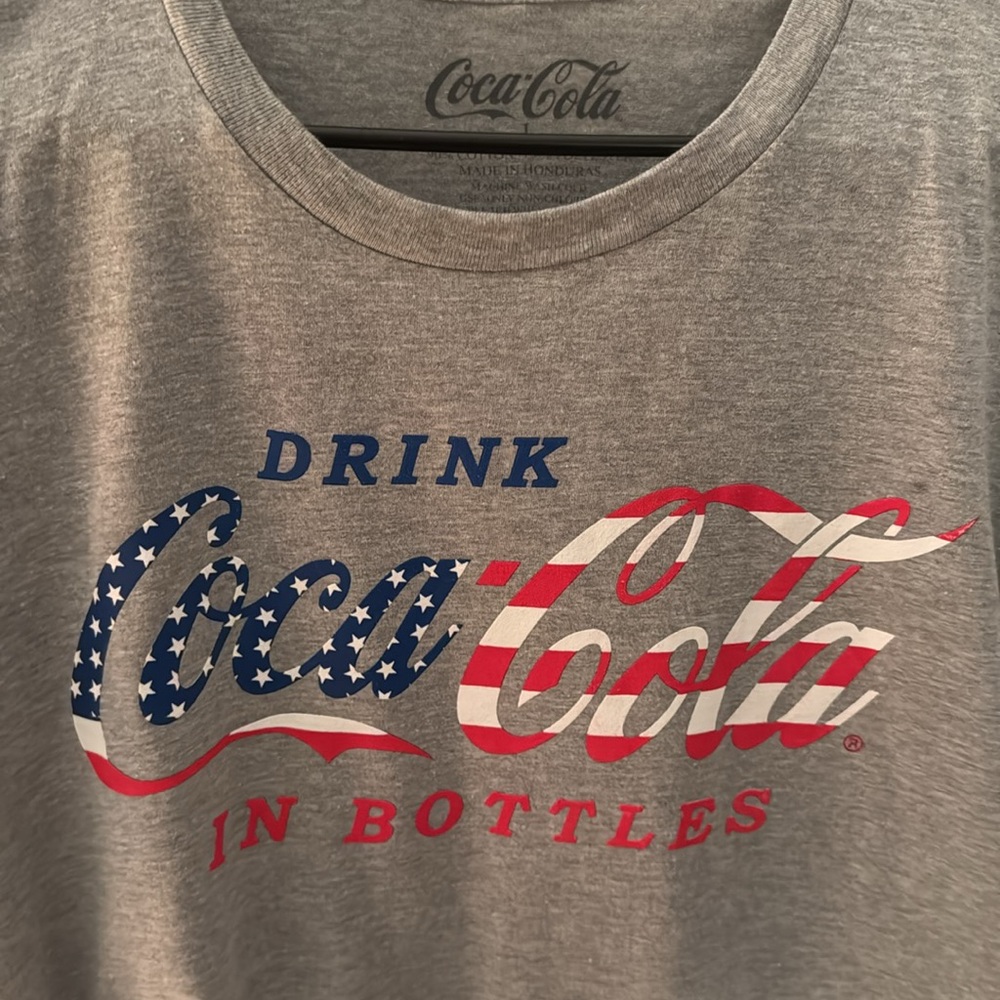 NWT Coca-Cola, short sleeve T-shirt, size, large new with tags. Unisex.